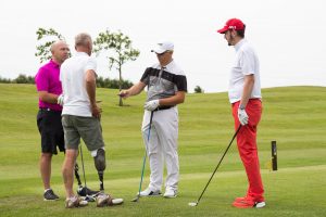 Disabled golfers